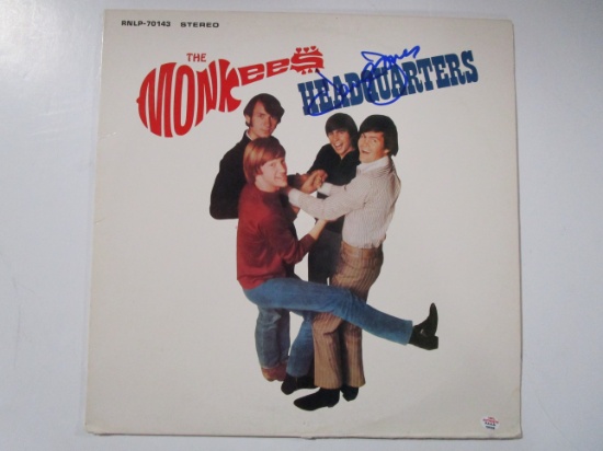Davey Jones of The Monkees signed autographed record album cover PAAS COA 256