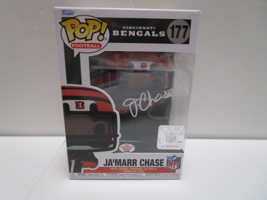 Ja'Marr Chase of the Cincinnati Bengals signed autographed Funko Pop Figure PAAS COA 689