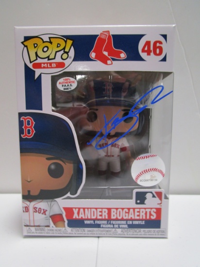 Xander Bogaerts of the Boston Red Sox signed autographed Funko Pop Figure PAAS COA 871