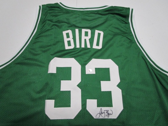 Larry Bird of the Boston Celtics signed autographed basketball jersey PAAS COA 763