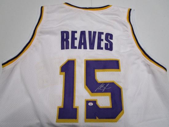 Austin Reaves of the LA Lakers signed autographed basketball jersey PAAS COA 357