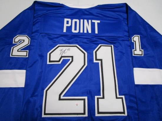 Brayden Point of the Tampa Bay Lightning signed autographed hockey jersey PAAS COA 555