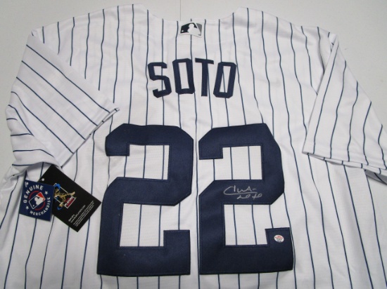 Juan Soto of the NY Yankees signed autographed baseball jersey PAAS COA 701