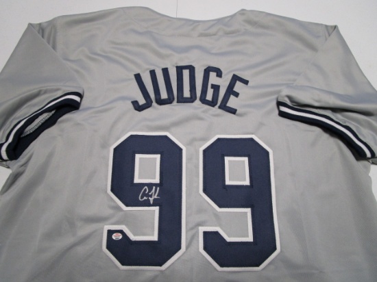 Aaron Judge of the NY Yankees signed autographed baseball jersey PAAS COA 843