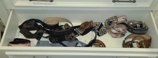 Designer belts and more