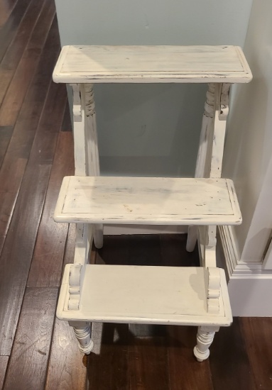 Rustic Wood step ladder