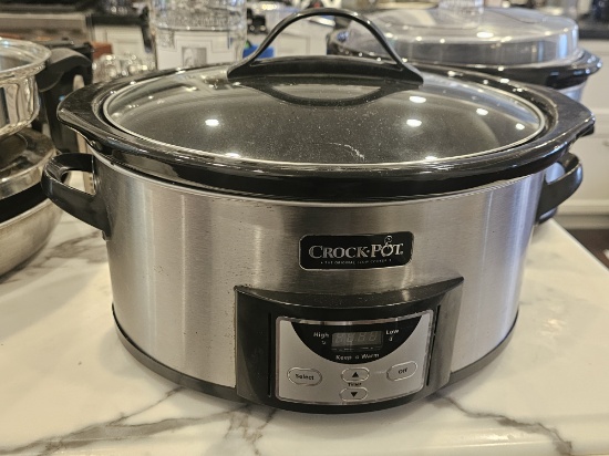 Crockpot SCCPVC609-SC Slow Cooker (may not include power supply)