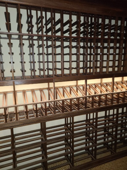 Wine Cellar Wood racks -2 102 x 84 in and 80 x 84 in