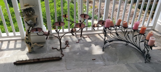 Candleholders and more - outdoor dÃ©cor items