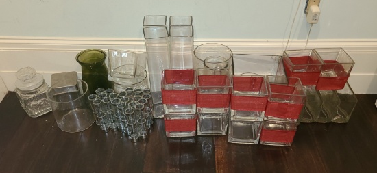 Vase Lot - 25 + - various styles