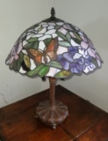 Tiffany style Lamp with metal base