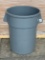 44Qt Gray Refuse Heavy Duty plastic garbage cans