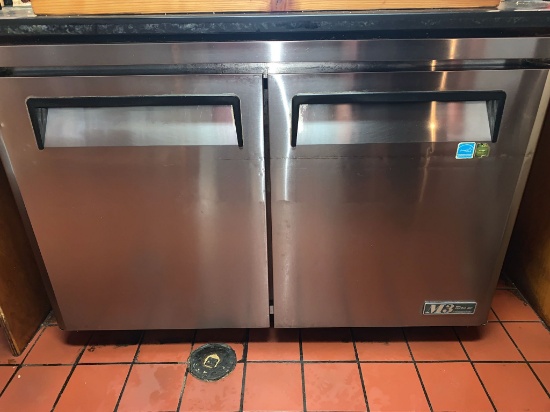Turbo Air MST-48-18 Mega Top (2) S/S Door Sandwich Prep Table