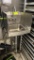 Wall mount hand sink with side splashes and