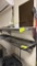 72 inch stainless steel wall shelf with squared