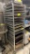 Rolling aluminum Bakery rack