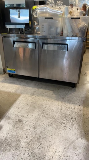 60 inch under counter stainless steel freezer