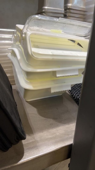 Plastic ingredient bins