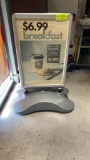 Outdoor WinMaster sign spring loaded