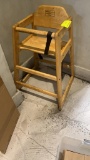 Wood stackable highchair
