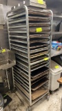 Rolling aluminum Bakery rack