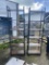 Six Tier Wood And Metal Shelving Unit