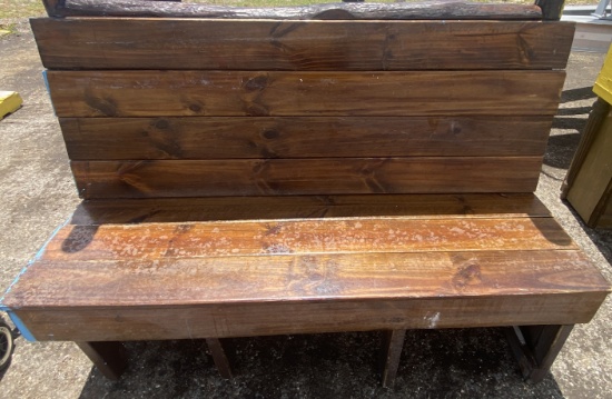 48" Outdoor Wood Bench