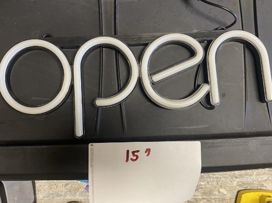 15" Open Sign