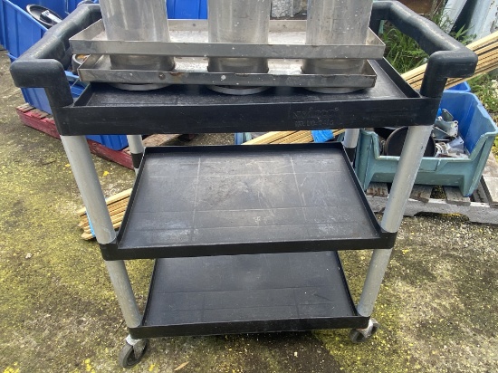 Three Tier Rolling Utility Cart