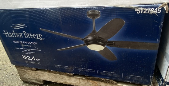 New, In Box Harbor Breeze Arbormere Five Blade Lighted Ceiling Fan