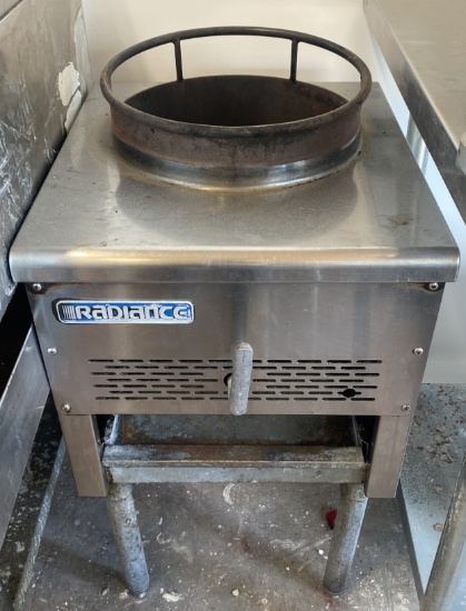 Radiance Single Burner Natural Gas Wok