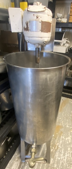 Commercial Mixer with Aluminum Bowl with Faucet