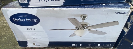 New, In Box Harbor Breeze Oxford Five Blade LED Lighted Ceiling Fan