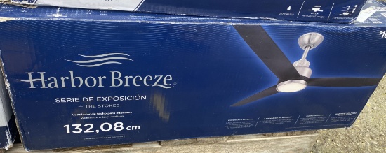 New, In Box Harbor Breeze The Stokes Five Blade Lighted Ceiling Fan