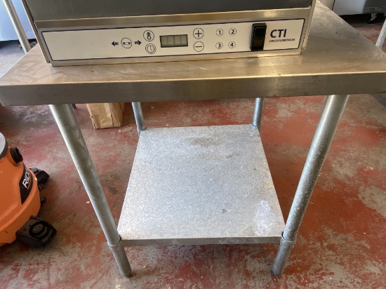 30" x 30" Stainless Steel  Table