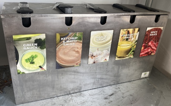 (5) Flavor Server Condiment Dispenser