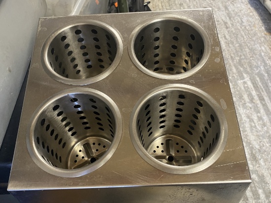 44" x 24" three hole drop in food warmer 