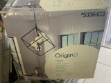 Brand New, In Box Origin 21 Maren Matte Black (4) LED Light Chandelier