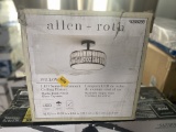 Brand New, In Box Allen+Roth Willow LED Semi-Flushmount Ceiling Fixture