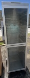 Two Door Enclosed Sheet Pan Rack on Casters