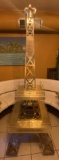 6' metal Eiffel Tower Moet Champagne Tower