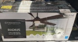 New, In Box Fanimation Radius Five Blade LED Lighted Ceiling Fan