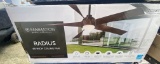 New, In Box Fanimation Radius Five Blade LED Lighted Ceiling Fan
