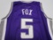 De'Aaron Fox of the Sacramento Kings signed autographed basketball jersey PAAS COA 869