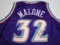 Karl Malone of the Utah Jazz signed autographed basketball jersey PAAS COA 579