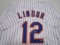 Francisco Lindor of the NY Mets signed autographed baseball jersey PAAS COA 481