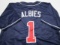 Ozzie Albies of the Atlanta Braves signed autographed baseball jersey PAAS COA 210