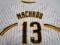 Manny Machado of the San Diego Padres signed autographed baseball jersey PAAS COA 201