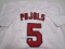 Albert Pujols of the St Louis Cardinals signed autographed baseball jersey PAAS COA 300