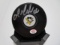 Mario Lemieux of the Pittsburgh Penguins signed autographed logo hockey puck PAAS COA 397